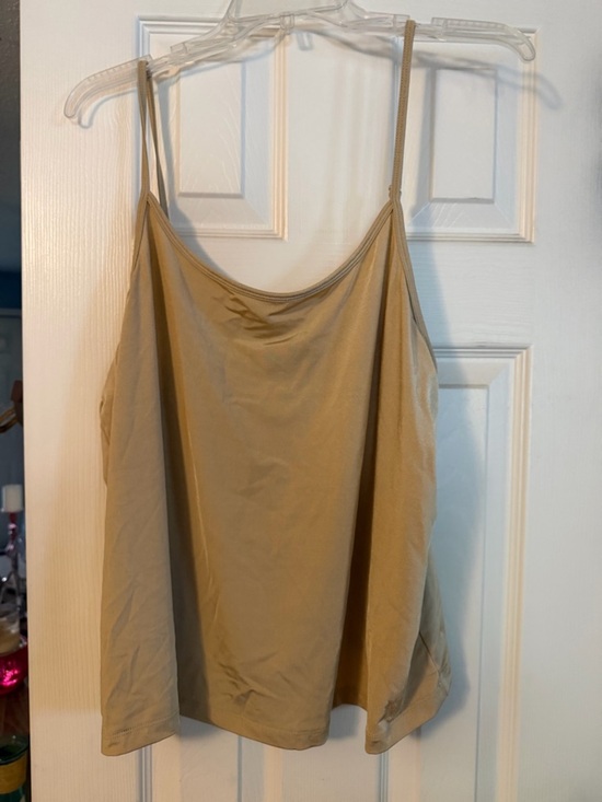 Lane Bryant Tops - Lane Bryant Beige Spaghetti Strap Cami